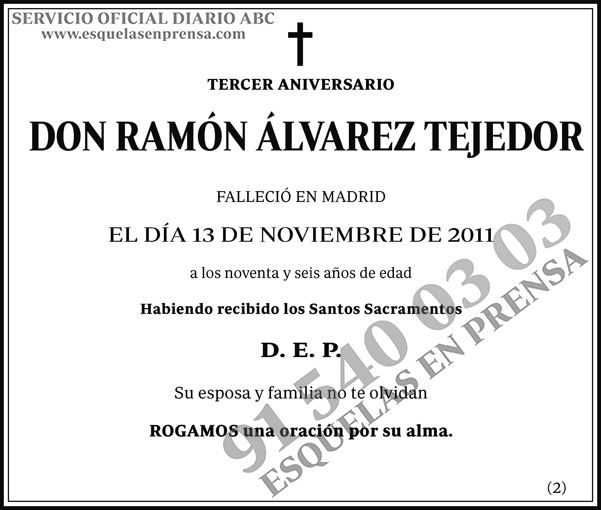 Ramón Álvarez Tejedor